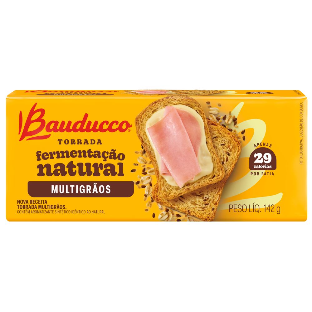 Torrada Multigrãos Bauducco 284g