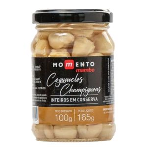 Cogumelo Champignon Inteiro Momento Mambo Vidro 100g