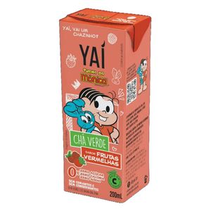 Chá Verde Frutas Vermelhas Turma Da Monica Yai 200ml