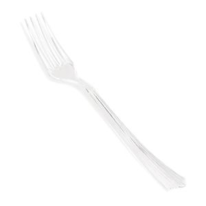 Garfo Plast Sobremesa Regina C/25 Cristal