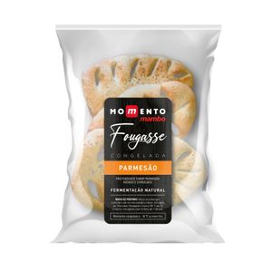 Fougasse com Parmesão Pré Assada e Congelada Momento Mambo Kg