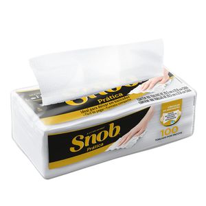 Toalha Papel Folha Dupla Snob 100Fl