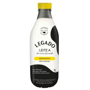Leite Desnatado Pasteurizado Tipo A Legado 1l