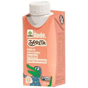 Bebibda de Aveia Zooreta Nude 200ml Frutas Vermelhas