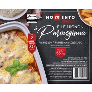 Filé Mignon à Parmegiana Congelada Momento Mambo 550g