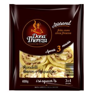 Rondelli Dona Thereza 400g Bacon com Requeijão