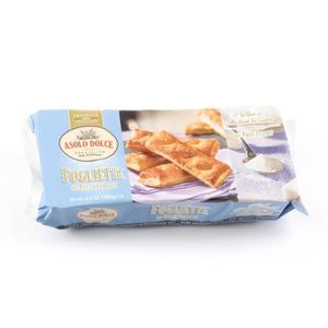 Biscoito Massa Folhada Coberto com Açúcar Asolo 125g