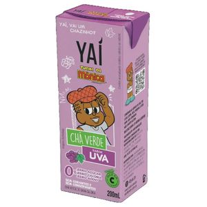 Cha Verde Yai Turma da mônica Uva 200ml