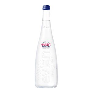 Água Mineral com Gás Evian Vidro 750ml