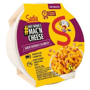 Mac'n Cheese Calabresa e Cheddar Congelado Sadia 350g