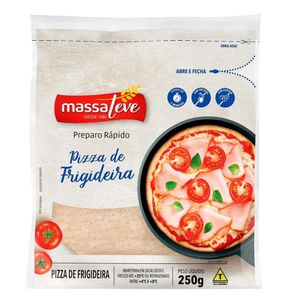 Massa Pizza Frigideira Massa Leve 250g com 10 Unidades