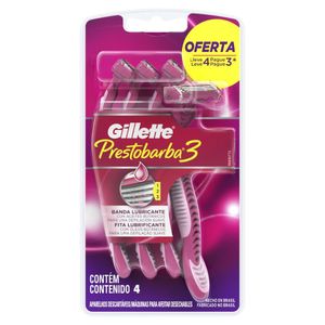 Aparelho Depilar Gillette Presto3 L4P3