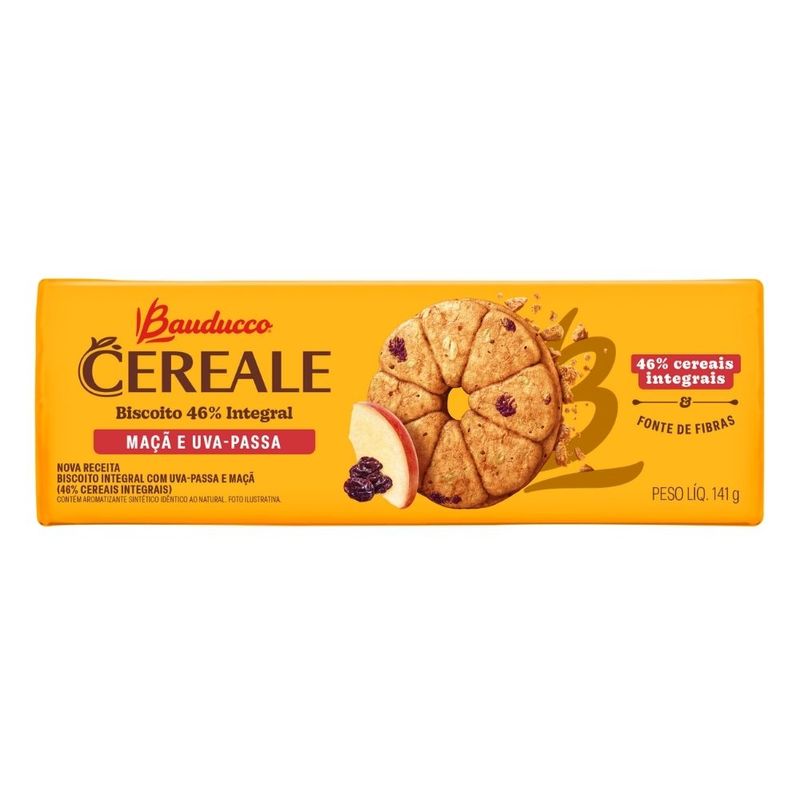225615-Biscoito-Cereale---Frutas-Sabor-Maca-e-Uva-Passa-Bauducco-141g
