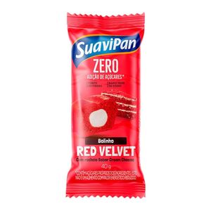 Bolo Suavipan Zero Açucar Red Com Cream Cheese 40g
