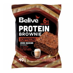 Brownie Protein Cappuccino Sem Açúcar Belive 40g