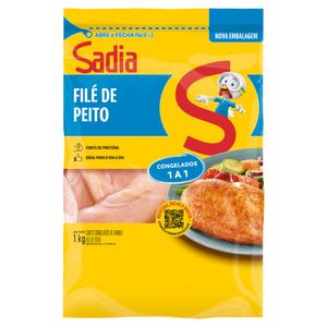 Filé de Peito de Frango Congelado Sadia 1kg