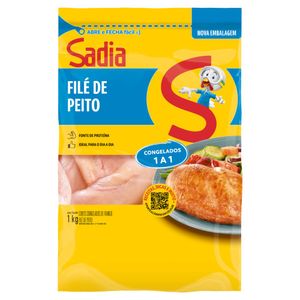 Filé de Peito de Frango Congelado Sadia 1kg