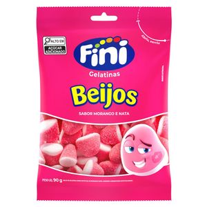 Bala Beijo Morango Fini 90g