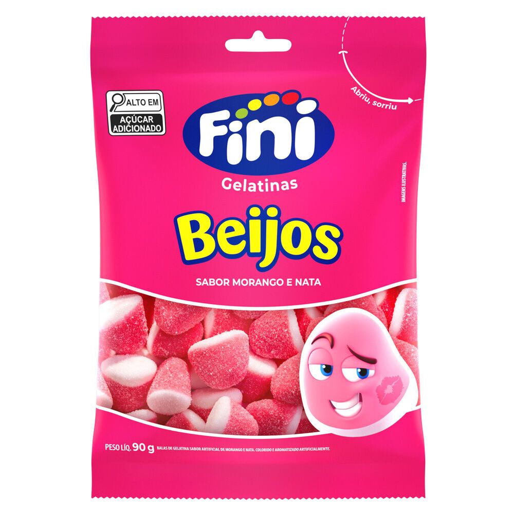 Bala Beijo Morango Fini 90g | Mambo Supermercado São Paulo - Mambo ...