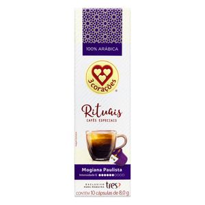 Cápsula de Café Espresso Rituais Mogiana Paulista 3 Corações com 10 Unidades