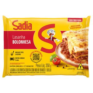 Lasanha bolonhesa mini Sadia 350g