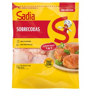 Sobrecoxas de Frango IQF Congelado Sadia 1kg
