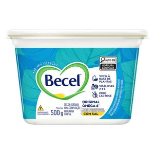 Margarina Vegetal com Sal Ômega 6 Becel 500g