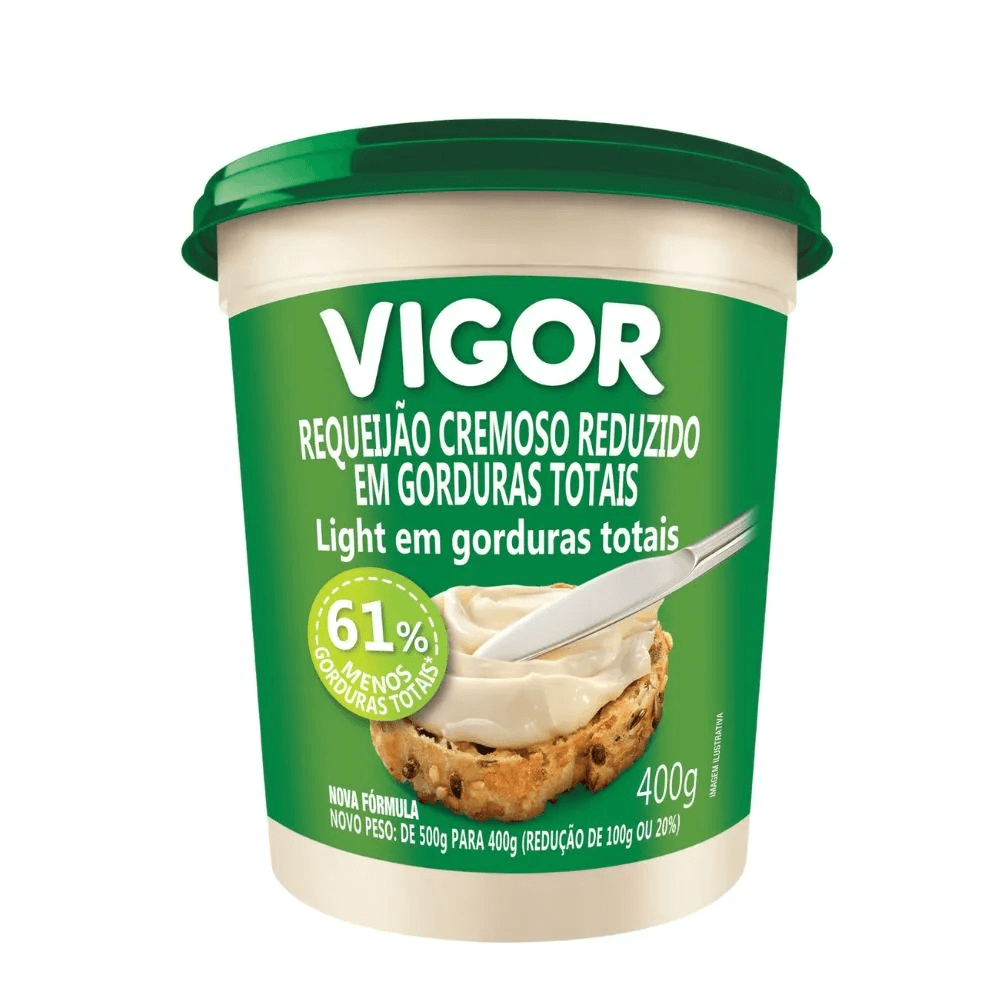 Requeijão Light Vigor Cremoso 400g |Mambo Supermercado São Paulo ...