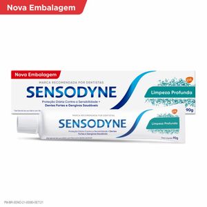 Creme Dental Limpeza Profunda Sensodyne 90g