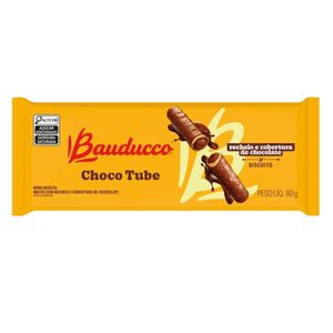 Chocolate Biscoito Tube Bauducco 80g
