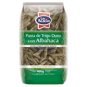 Macarrão de Sêmola de Trigo Durum com Manjericão Penne Las Acacias 400g