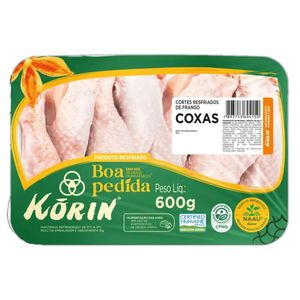 Coxas de Frango Resfriado sem Transgênicos Korin 600g