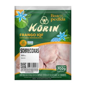 Sobrecoxas de Frango IQF Congelado Korin 700g
