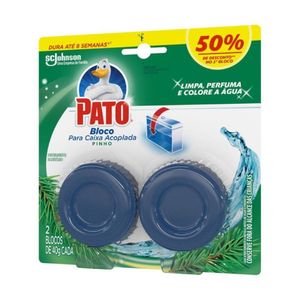 Desodorizador Pinho Bloco 50% 2un Pato 40g