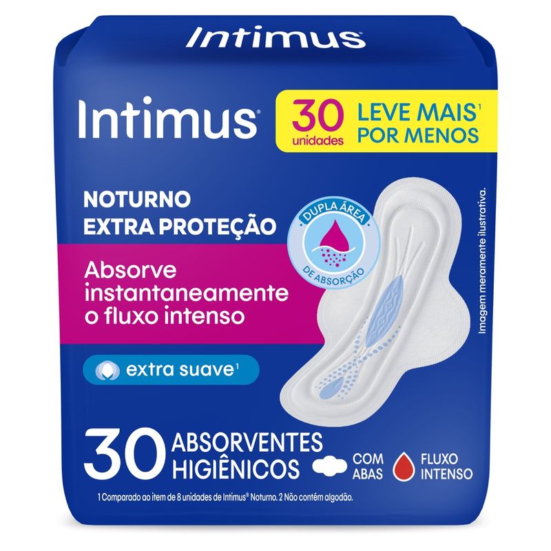 258363-Absorvente-com-Abas-Cobertura-Suave-Noturno-Intimus-Pacote-30-Unidades-1