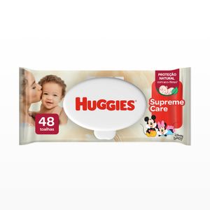Lenço Umedecido Supreme Care Huggies com 48 unidades