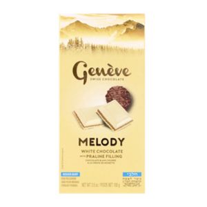 Chocolate Branco e ao Leite Geneve 100g