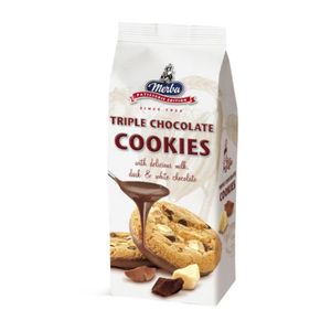 Biscoito Cookies Triplo Chocolate Merba 200g