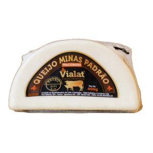 Queijo Minas Padrão Fracionado Vialat 400g