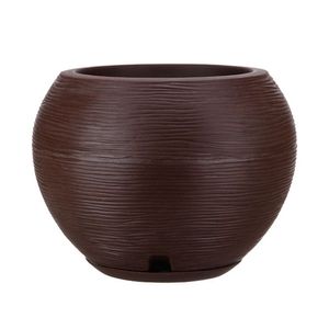 Vaso Florença Sisal Marrom Stone Floridis 17x19cm