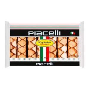 Biscoito Folhado Glaceado Piacelli 200g