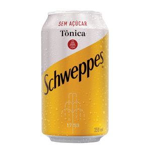 Água Tônica Sem Açúcar Schweppes Lata 350ml