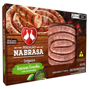 Linguiça Toscana Fininha Chimichurri Na Brasa 400g
