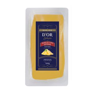 Queijo Tipo Estepe Fatiado D'or 120g
