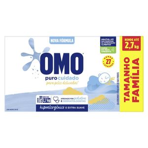 Lava Roupa em Pó Puro Cuidado Omo 2,2kg