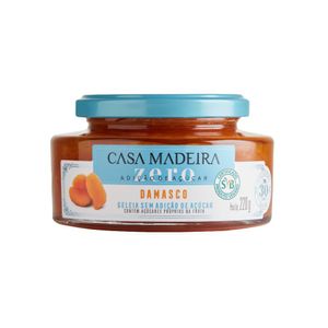 Geleia de Damasco Sem Adição Açúcar Casa Madeira 220g