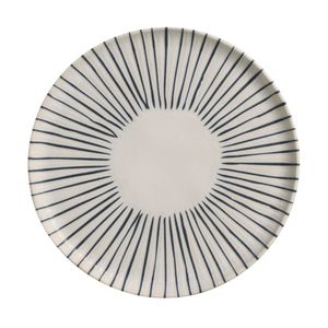 Prato Raso Bio Stoneware Cor Off White Porto Brasil 27cm