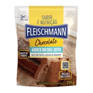 Mistura para Bolo Sabor Chocolate Adoce do seu jeito Fleischmann 230g