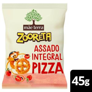 Salgadinho Orgânico Assado Zooreta Sabor Pizza Mãe Terra 45g