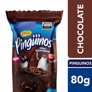 Bolo Pinguinos Triplo Chocolate 80g
